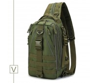 Тактическая сумка-рюкзак через плечо TYP 077, цвет Олива